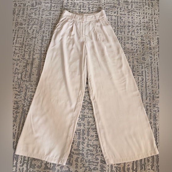 Forever 21 Pants - Forever 21 Cream Wide Leg Pants